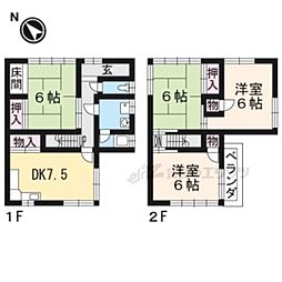 京都市左京区上高野沢淵町の一戸建て