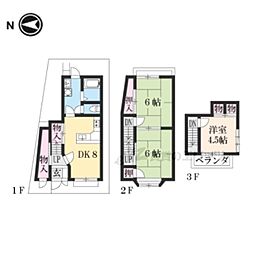 京都市左京区一乗寺花ノ木町の一戸建て