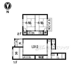 京都市右京区宇多野福王子町の一戸建て