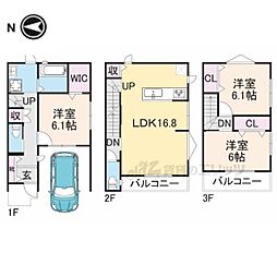 京都市北区紫野下築山町の一戸建て