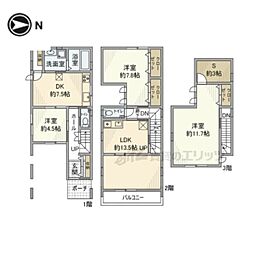 京都市北区紫竹上竹殿町の一戸建て