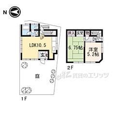 京都市右京区太秦辻ケ本町の一戸建て