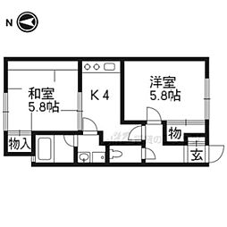 西院春栄町28-3-2貸家