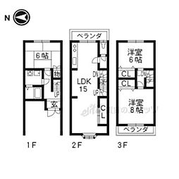 大北山原谷乾町貸家30-95