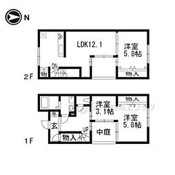 京都市右京区梅津上田町の一戸建て