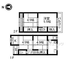 京都市北区大宮西野山町の一戸建て