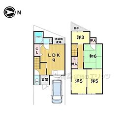 京都市北区大宮玄琢南町の一戸建て