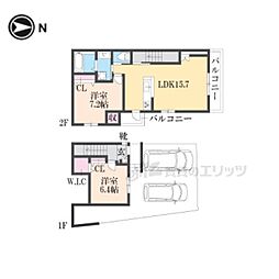 京都市北区紫野東御所田町の一戸建て