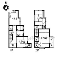 京都市西京区桂芝ノ下町の一戸建て