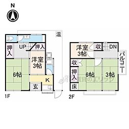京都市山科区御陵荒巻町の一戸建て