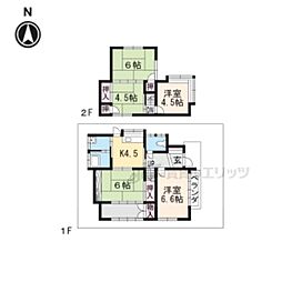 京都市山科区北花山西ノ野町の一戸建て