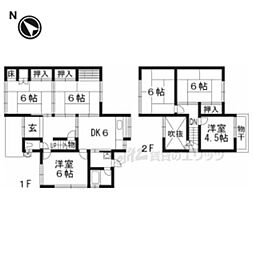 草津市追分６丁目の一戸建て