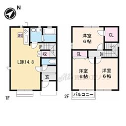 野洲市行畑の一戸建て