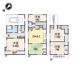 大津市京町2丁目の一戸建て