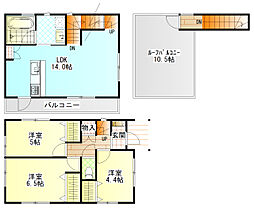 栢山貸家LILIUM E棟 1