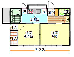 菊地貸家 C棟 1