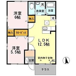 中里戸建1号棟・2号棟・3号棟　1号棟 101