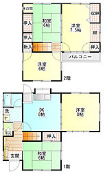 塚原竹ノ花貸家 1