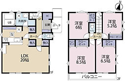 全2棟/2号棟 スッキリ片付く玄関土間付