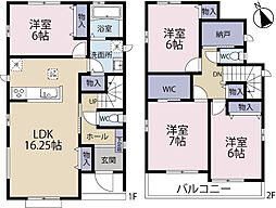 全1棟現場　来客用にも使える駐車場4台分