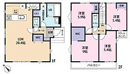 全1棟現場　広々使える一坪バス