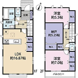 全3棟／Ｂ号棟　利便重視の駐車場2台仕様