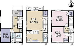 全1棟現場　屋根のある駐車スペース