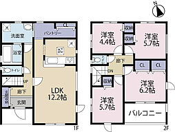 全2棟／1号棟　住宅性能評価付き新築戸建て