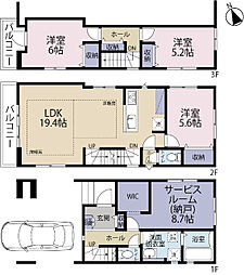 全3棟/1号棟 冬でも足元ポカポカの床暖房付き