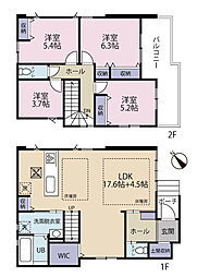 全8棟／1号棟　冬でも足元ポカポカの床暖房付き