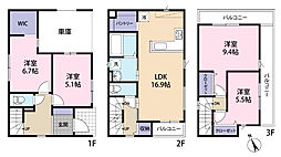 全2棟/2号棟 キッチン横に嬉しいパントリー付き