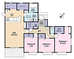 全1棟現場　生活動線が効率的な平屋