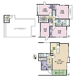 全1棟現場 広々開放感のあるルーフバルコニー