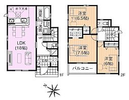 全14棟／6号棟　駐車スペース2台分