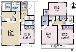 全1棟現場　ウォークインクローゼット付でお部屋スッキリ