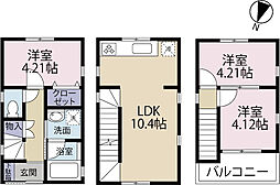 全1棟現場　緑豊かな公園すぐそば