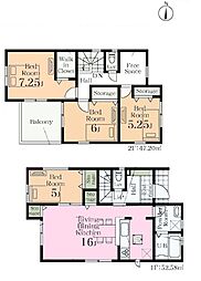 全4棟／1号棟　自由に使えるお庭付き