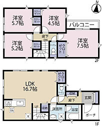 全2棟/2号棟 セキュリティ面で安心の防犯カメラ付き