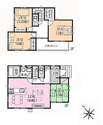 全1棟現場　駐車が2台可能の整形地