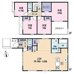 全1棟現場　開放的なフルオープンキッチン
