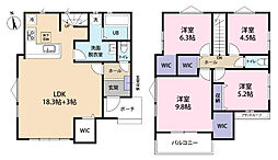 全4棟／1号棟　ウォークインクローゼット2箇所
