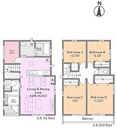 全4棟／2ーＡ号棟　冬でも足元ポカポカの床暖房
