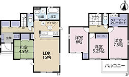 全1棟現場　カウンター付きウォークインクローゼット