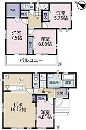 全4棟／Ｄ号棟　ＺＥＨ水準の省エネ住宅