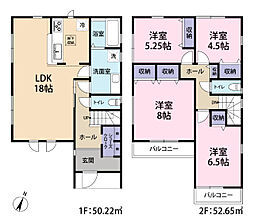 全2棟/1号棟 玄関周りがスッキリのシューズクローク