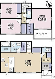 全2棟／2号棟　洗濯物が整頓できるリネン庫