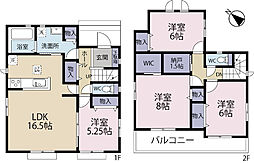 全3棟／Ａ号棟　納戸があり季節物もスッキリ