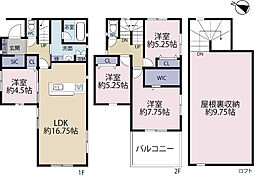 全1棟現場　多目的に活用できるグルニエ付き