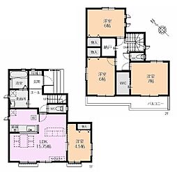 全15棟／Ｇ号棟　季節物もスッキリ片付く納戸付き