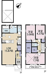 全2棟／Ａ号棟　荷物も片付くロフト付き
